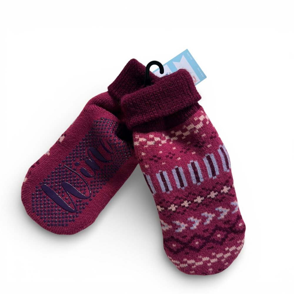 Muk Luks Wine Please Slipper Socks NEW
